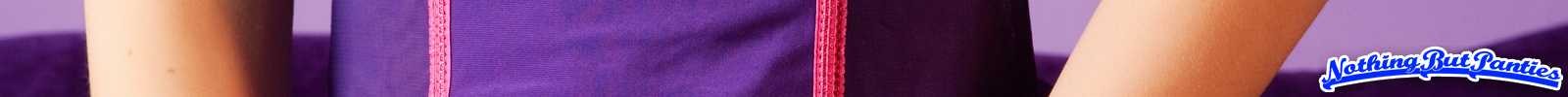 Lacey bragas de encaje púrpura tanga
 #72632725