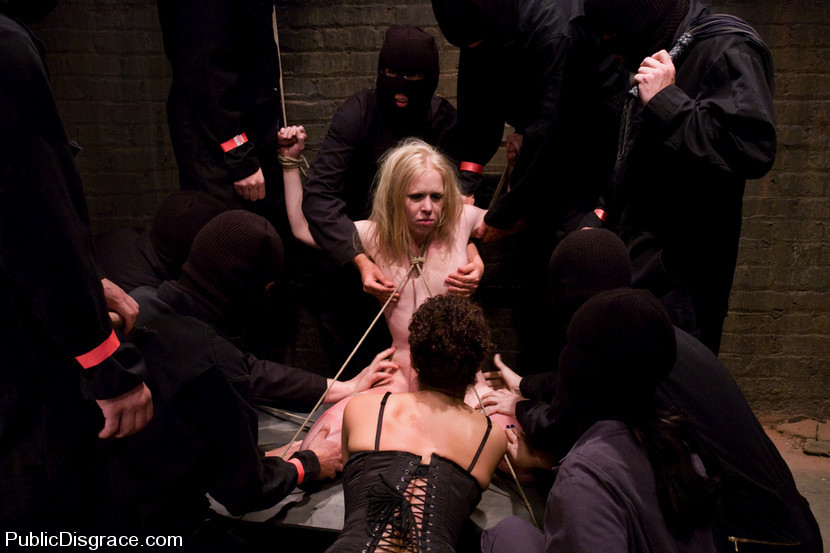 Slave blonde Sarah Jane Ceylon in taboo BDSM fantasy #73258009