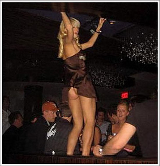 Naughty Paris Hilton showing her crouch #75441519