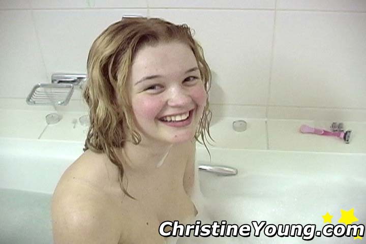 Party loving teen Christine Young gets stoned and really wet #67745864