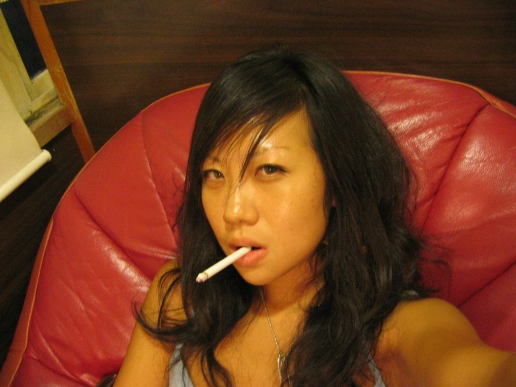 Hot Asian girlfriend with cute ass shows tan lines #69939610