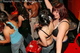 :: PARTY HARDCORE :: Drunken Housewives Enjoy Creamed Strippers Cocks