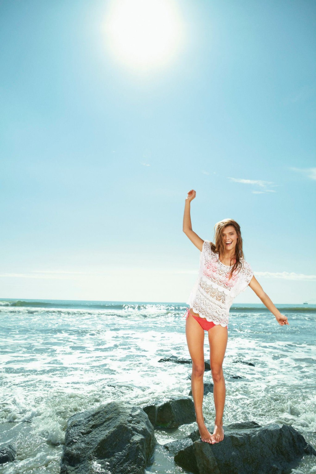 Nina Agdal showing off her bikini body in Aerie Spring 2013 collection #75239298