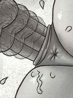 Cómics con mujer pillada masturbándose en el baño
 #69526839