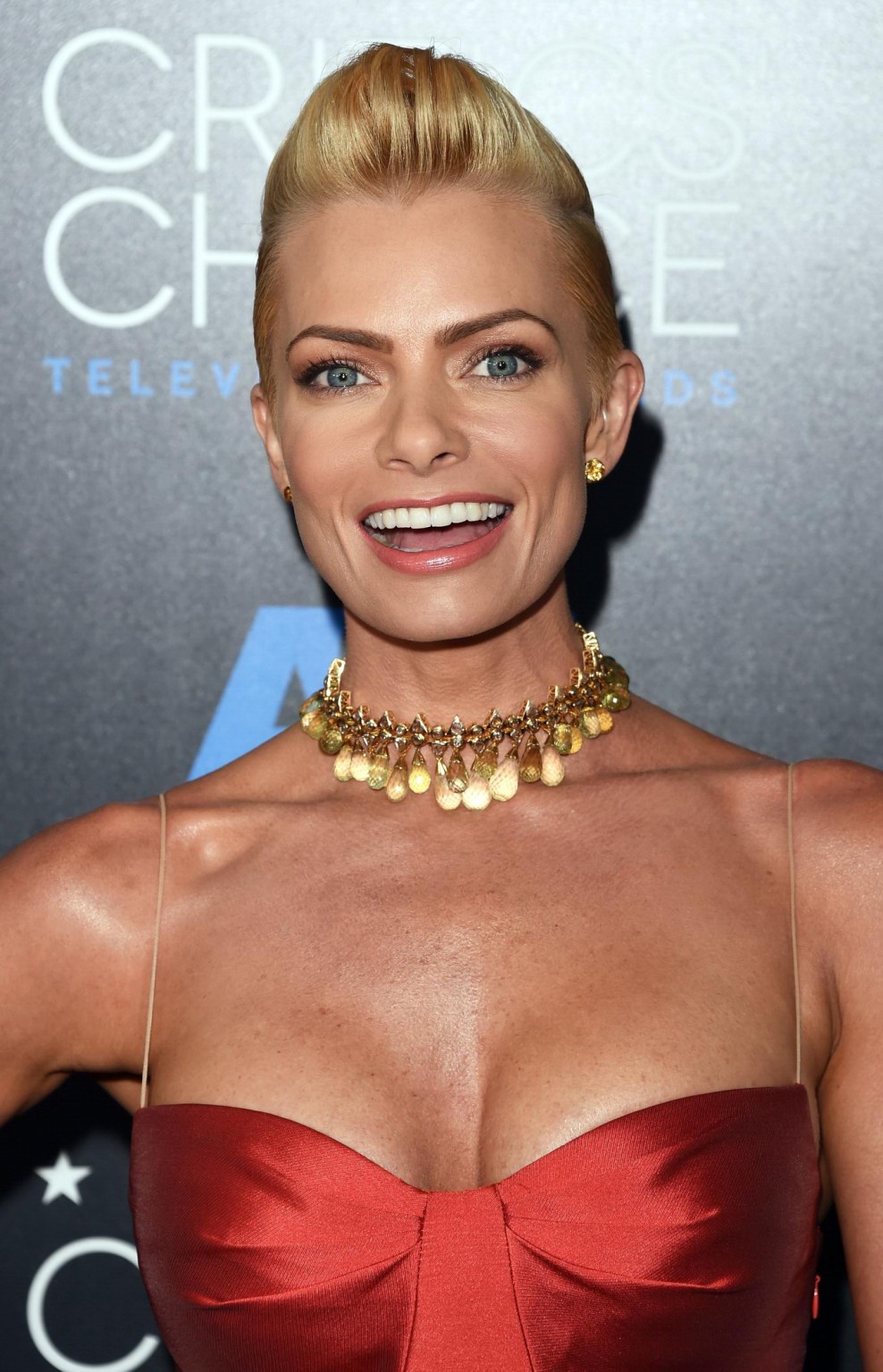 Jaime Pressly showing huge cleavage at the 5th Annual Critics Choice Television  #75162547