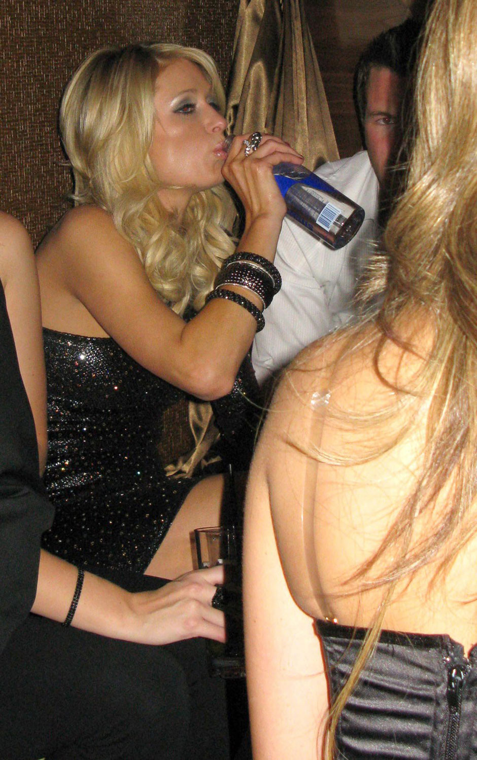 Slutty Paris Hilton nude upskirt party pics #75357570