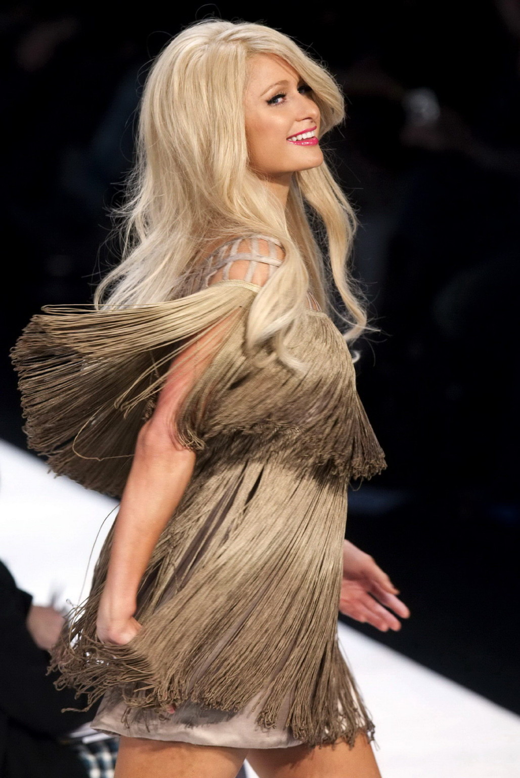 Paris Hilton leggy wearing skimpy Triton collection at Sao Paulo Fashion Week #75344972