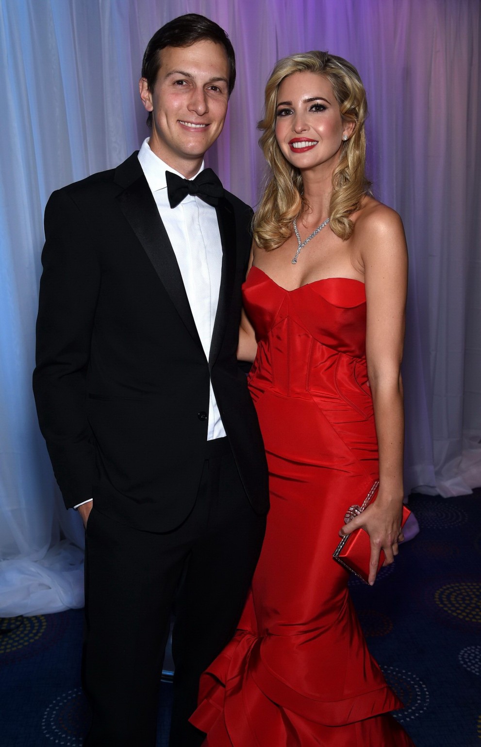 Ivanka Trump shows huge cleavage wearing a strapless red dress at the 101st Whit #75165722