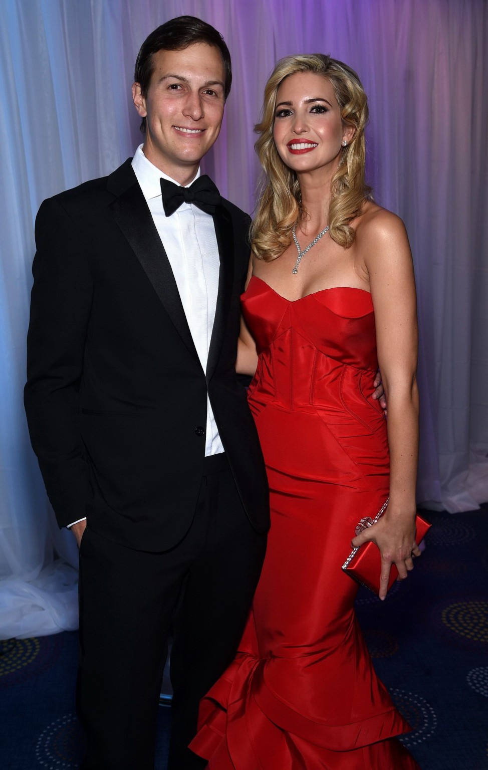 Ivanka Trump shows huge cleavage wearing a strapless red dress at the 101st Whit #75165728
