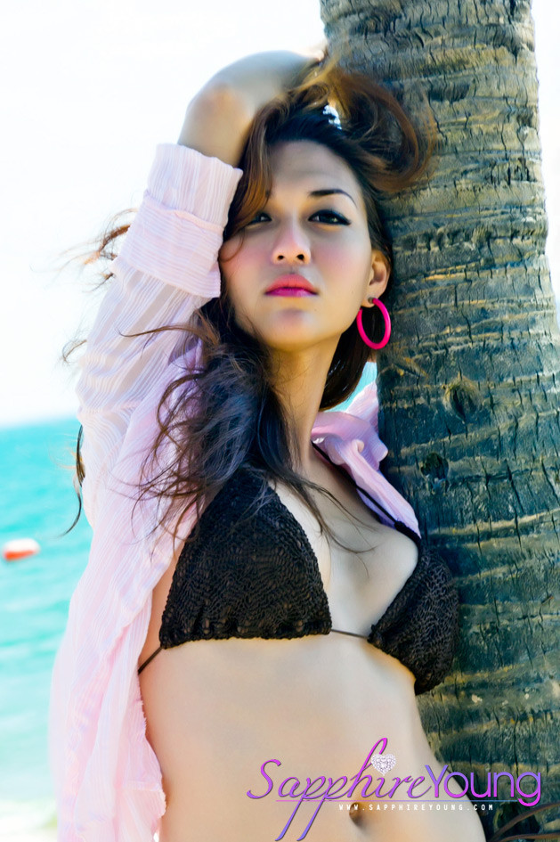 Asian shemale in bikini #69775356