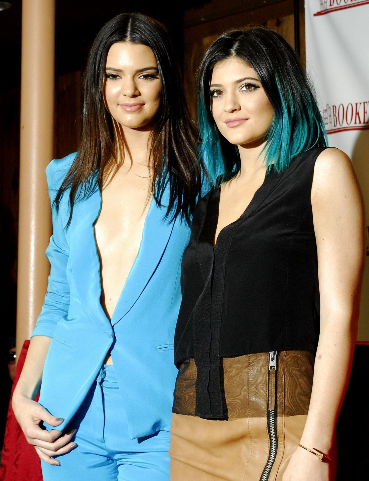 Kendall and Kylie Jenner wardrobe malfunctions during their book signing at the  #75194787