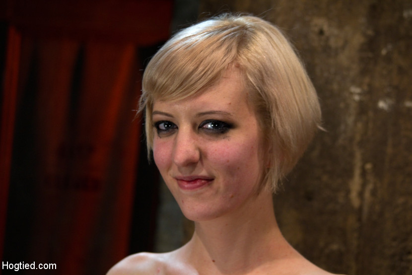 Blond with killer natural physique, is suspended, suffers intense foot caning Built t #72078469