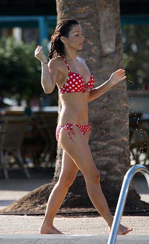 Roxanne Pallett exposing sexy body and hot ass in bikini on beach #75285074