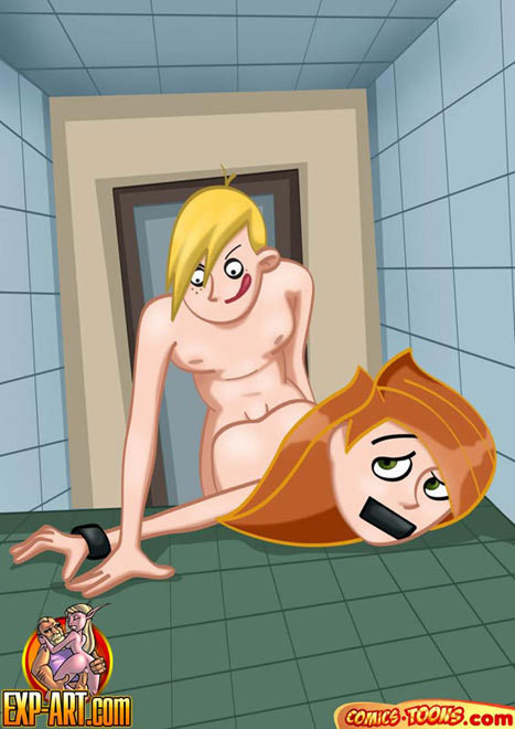 Nasty Kim Possible gets chased and screwed in throat #69653401