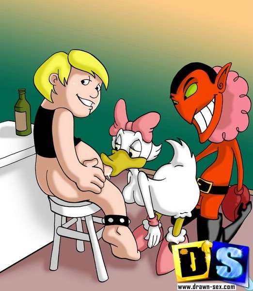 Famous toons in real crazy threesome orgies #69393592