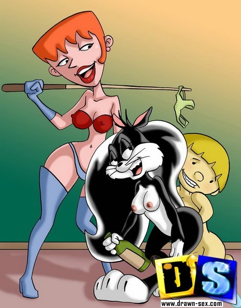 Famous toons in real crazy threesome orgies #69393627