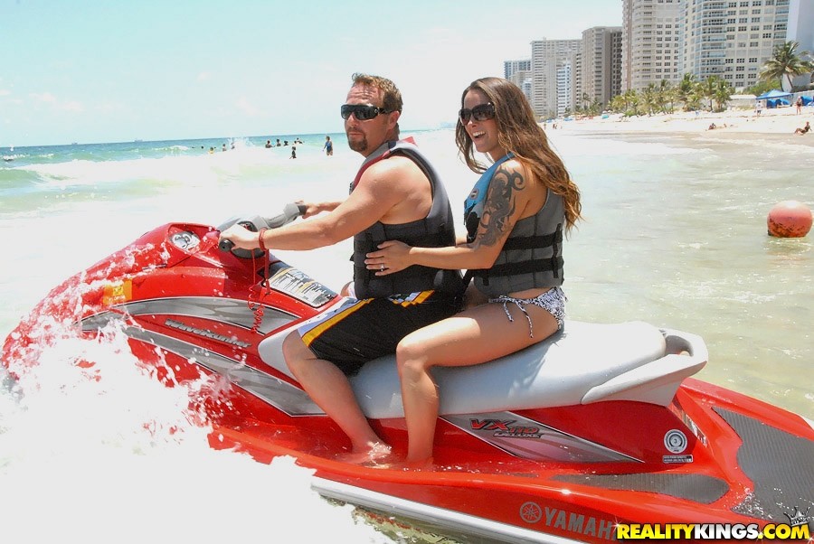 Super hot milf gets rammed up her box while riding a jet ski chk out these hot p #71059805