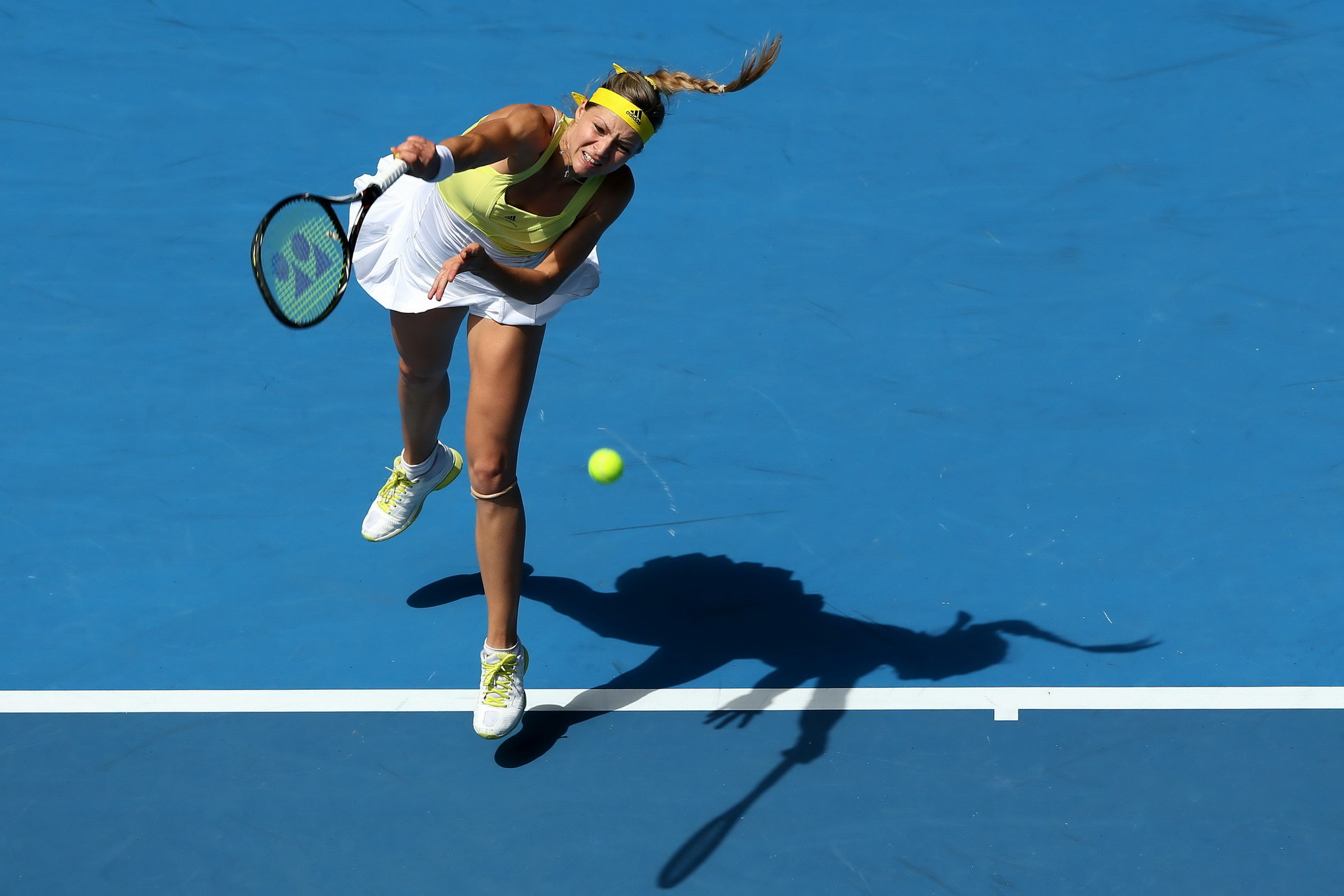 Maria Kirilenko flashing her white panties at the 2013 Australian Open #75243166