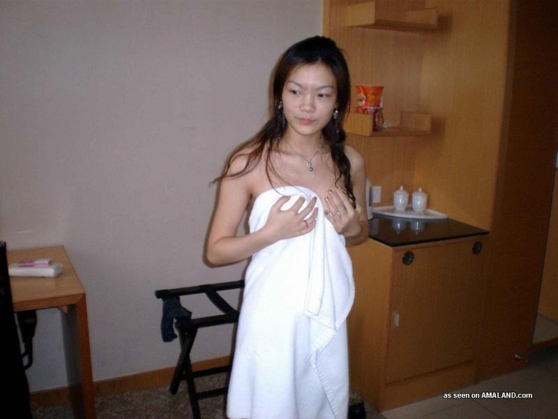 Picture selection of a sexy Asian babe taking a shower #69792986