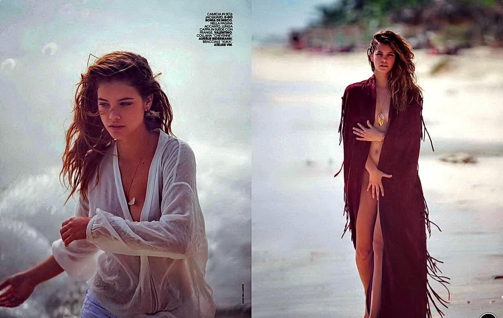 Barbara palvin mouillée et entièrement nue dans le numéro de mai 2014 de marie claire italy.
 #75196017