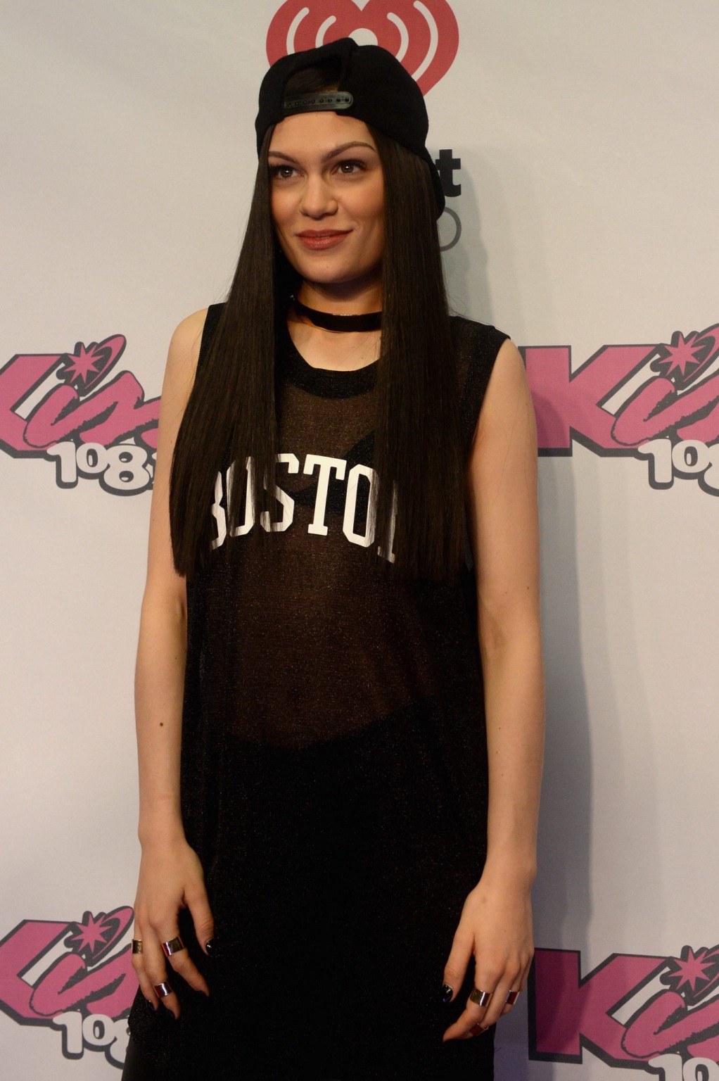 Jessie j durchsichtig bis zur unterwäsche auf der bühne beim kiss 108s jingle ball 2014 in boston
 #75178028