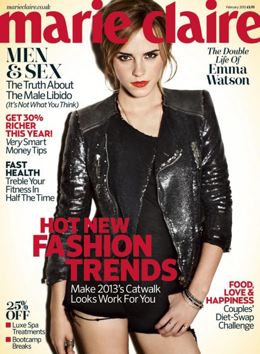 Emma Watson, sexy et torride dans un magazine
 #75244644
