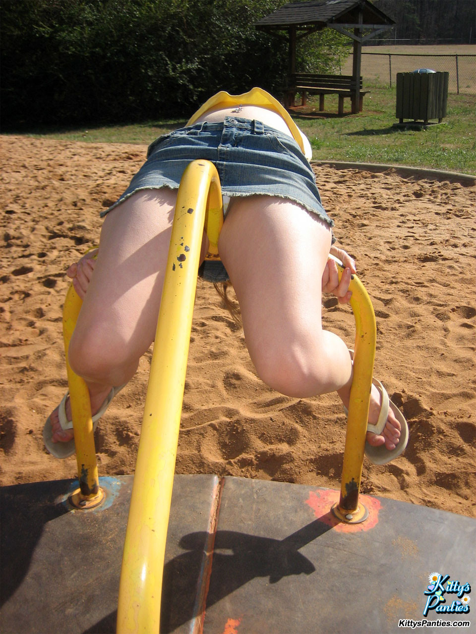 Kitty shares her upskirt pics from the playground #67244352