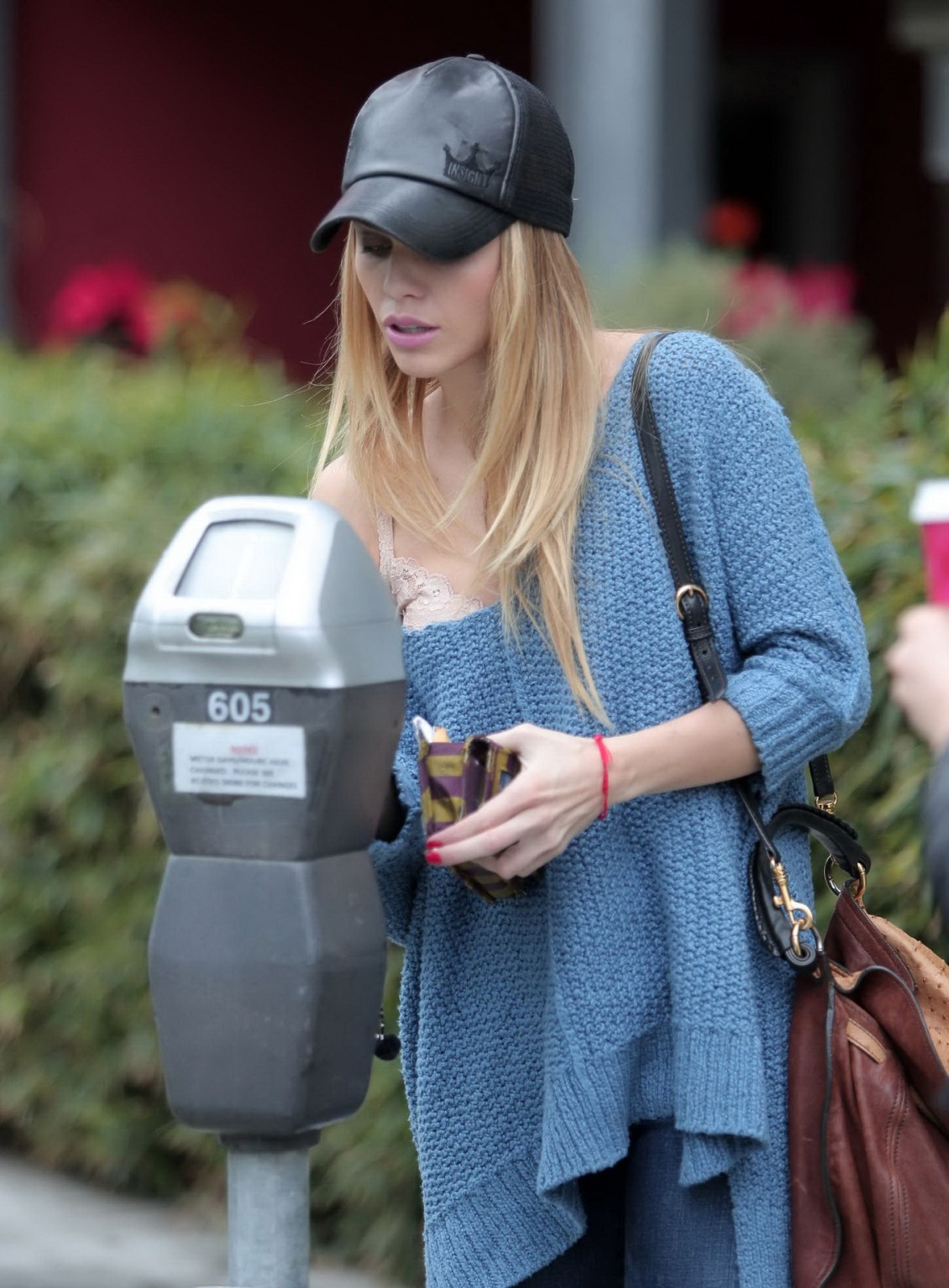 AnnaLynne McCord bra peek downblouse while out in Los Angeles #75178098