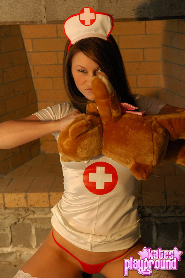 The beautiful Kate Ground playing nurse in costume #78551590