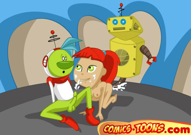 Young redhead fuked by robots and aliens #69630949