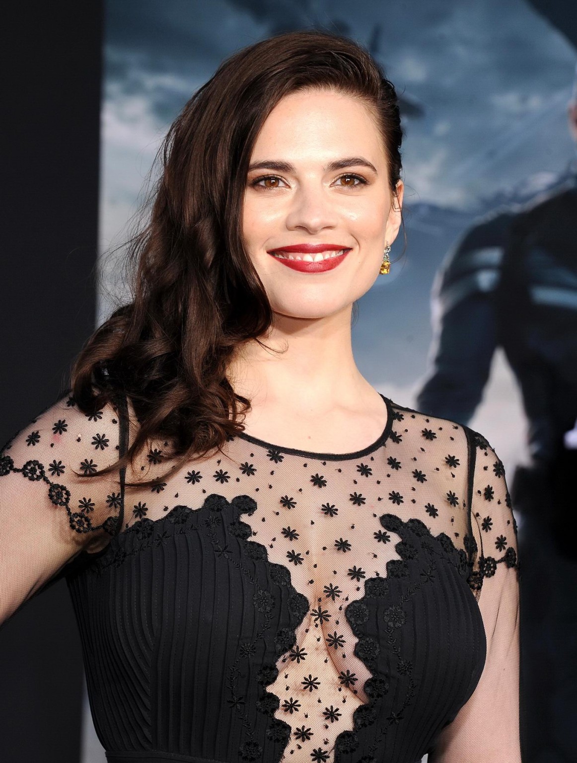 Hayley Atwell busty and braless wearing a partially see through dress at the 'Ca #75201894