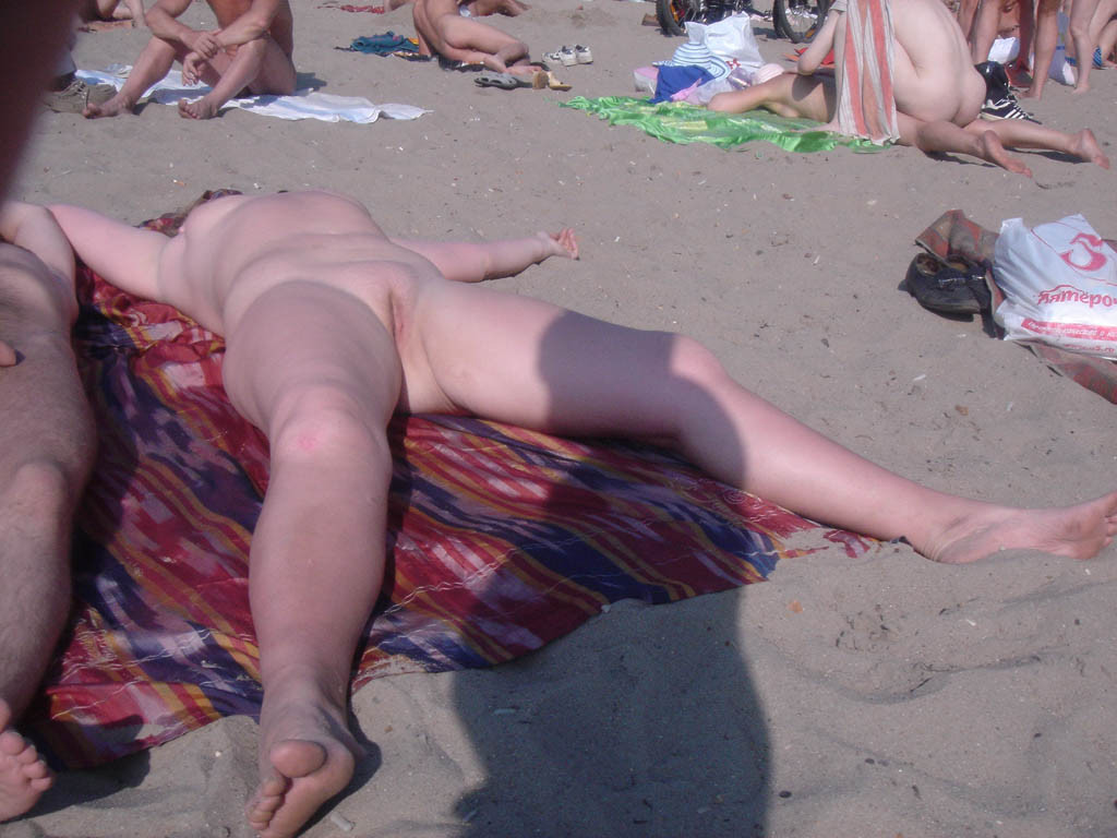 Attractive blonde youthful nudist performs in the water #72249227