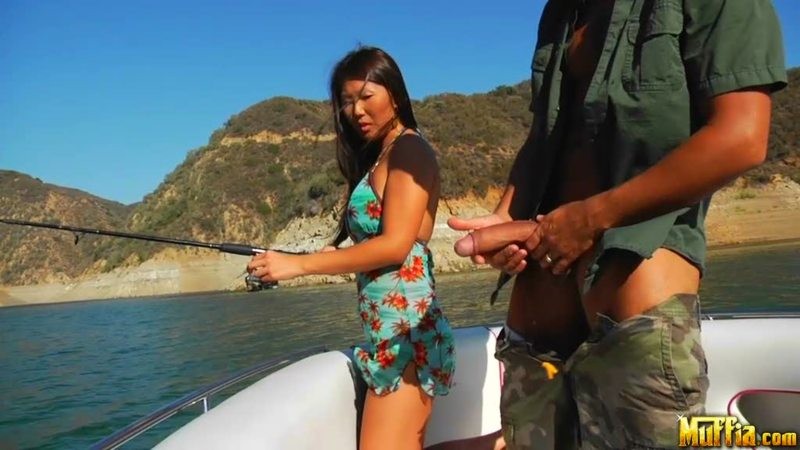 Beti Hana fucked on a boat during a fishing trip #69919223