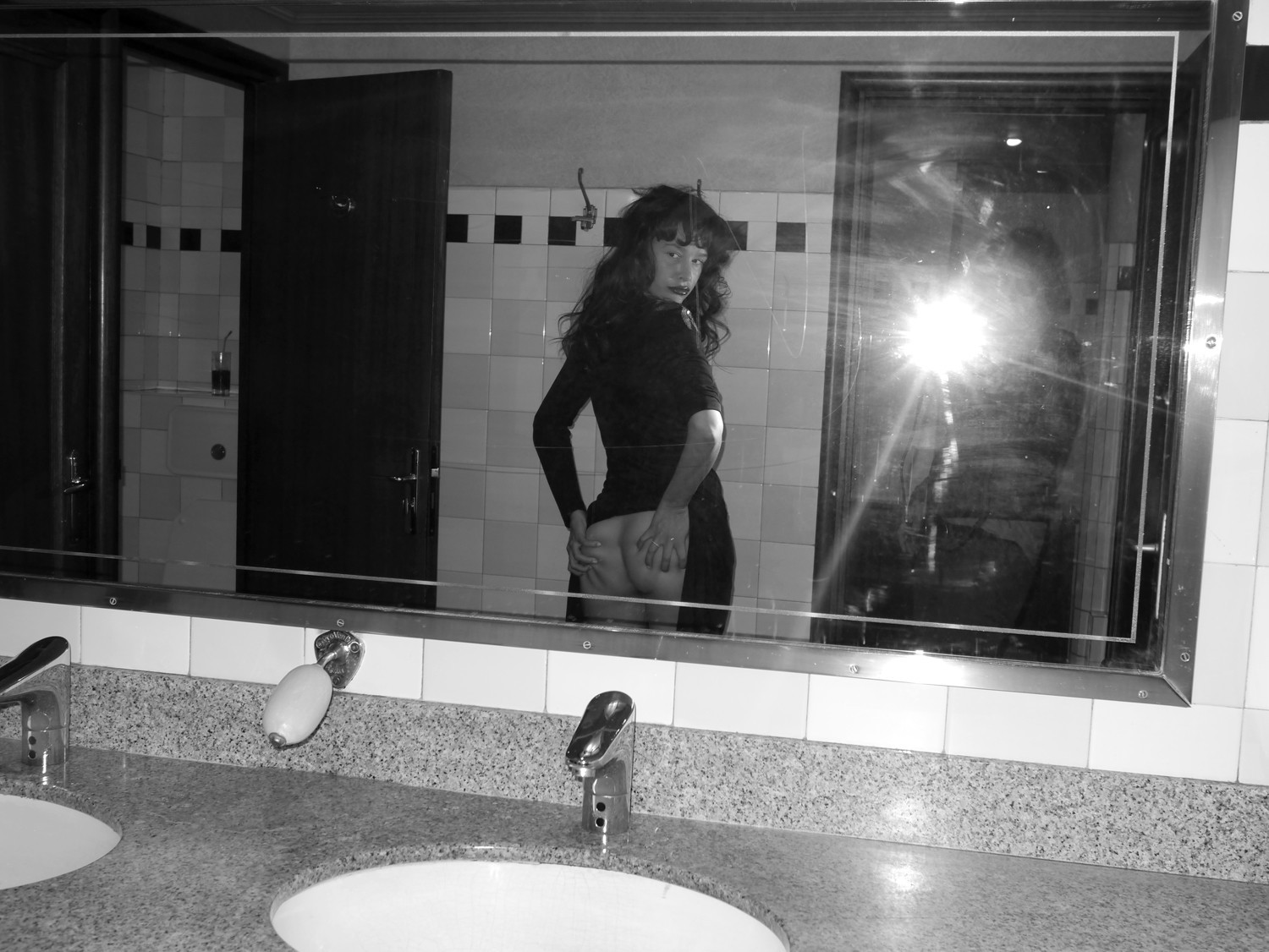 Paz de la Huerta showing off her bare ass in a Olivier Zahm photoshoot at Cafe d #75268246