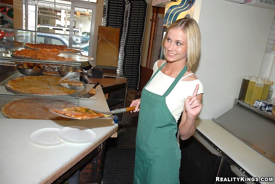 Babe kandra gets nailed in the hot pizza kitchen #67309259