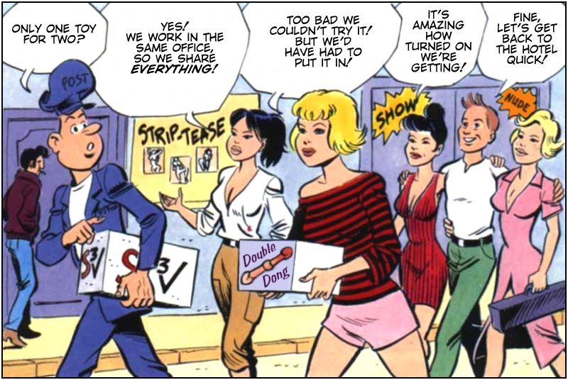 Comics von cockeye fickt sechs Mädchen auf einmal in Live-Show
 #69555576