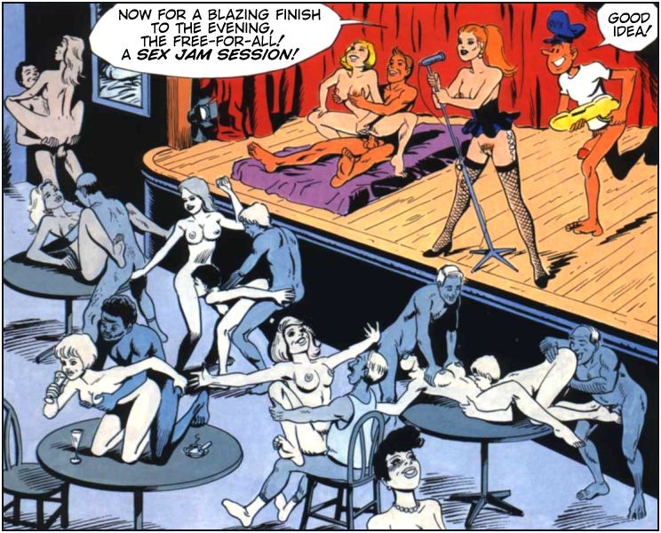 Comics von cockeye fickt sechs Mädchen auf einmal in Live-Show
 #69555625