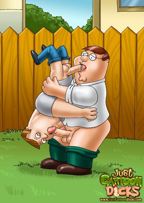 Schwule ziehen zusammen - Family Guy nimmt Schwanz
 #69535157