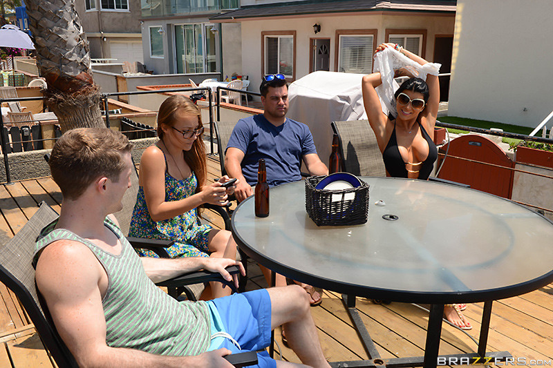 Romi Rain and her man were on vacation with another couple, right away it was cl #68542013