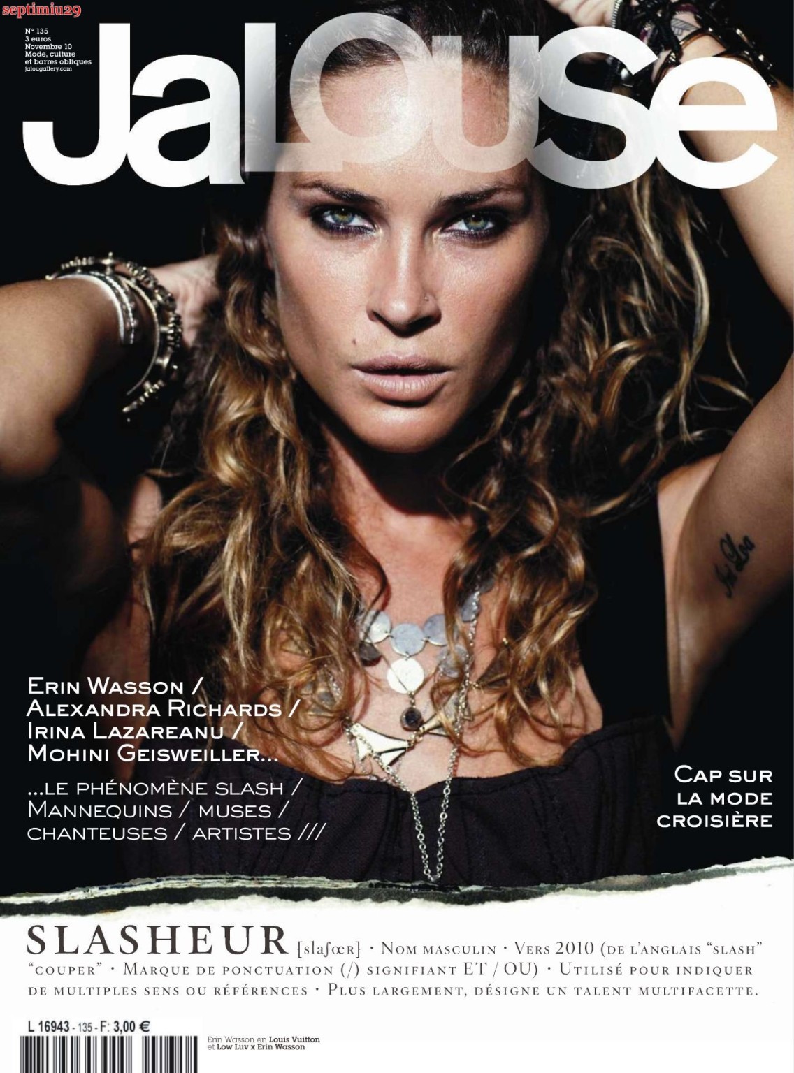 Erin wasson che mostra le sue piccole tette in jalouse france 'zine
 #75326491