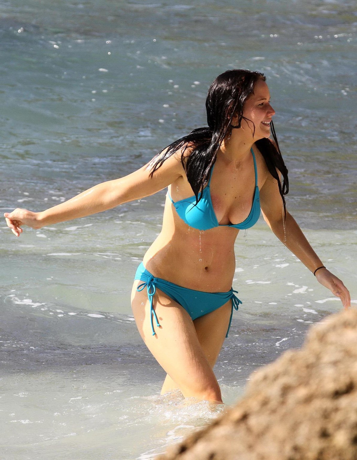 Jennifer Lawrence showing off her killer bikini body in Hawaii #75247853