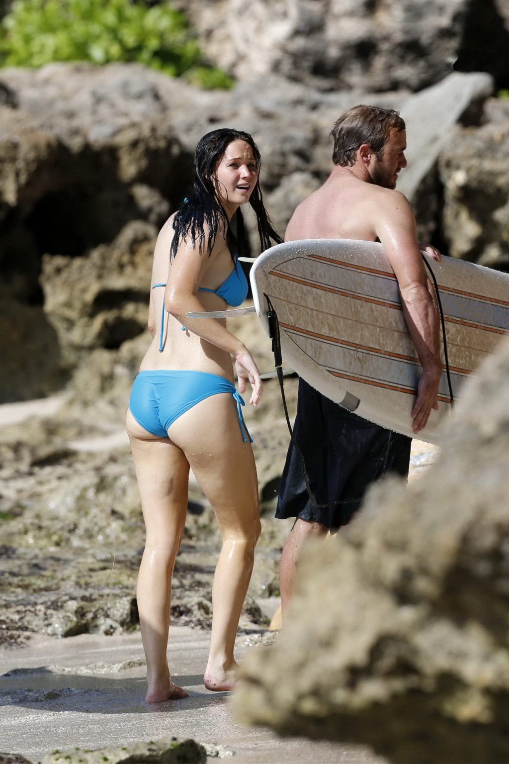 Jennifer Lawrence showing off her killer bikini body in Hawaii #75247895