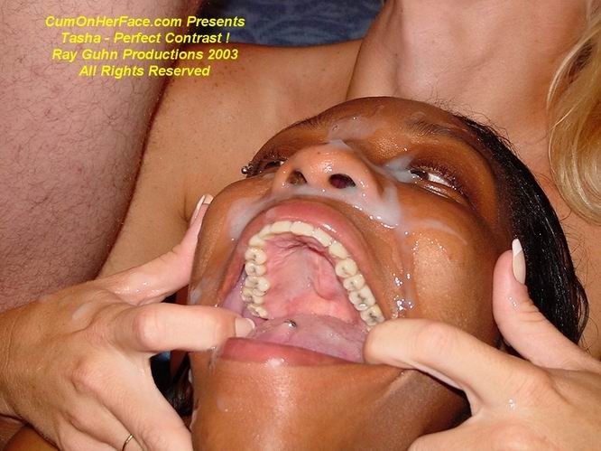 Black girl getting a facial #73452146