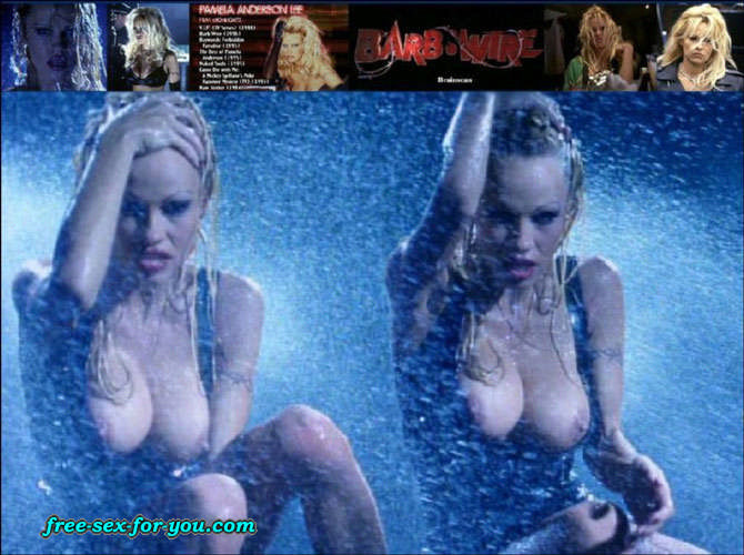 Pamela Anderson showing her big tits and nice shaved pussy #75424299