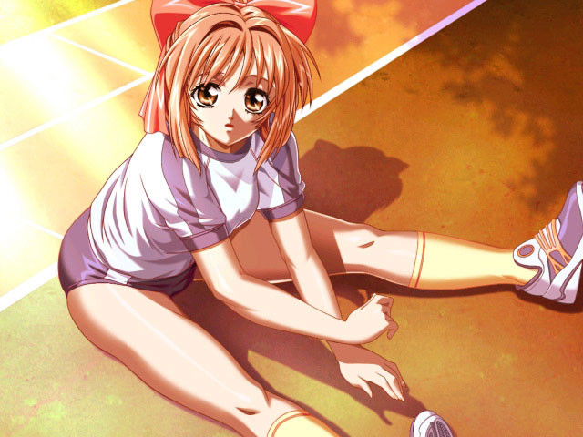 Adorable redhead hentai schoolgirl loves her white panties #69701659