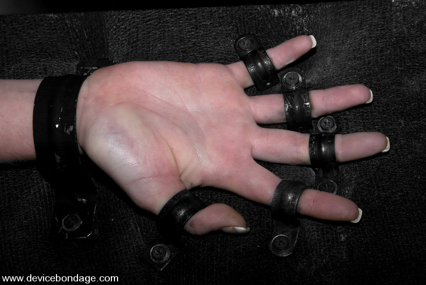 Restricted black latex bondage BDSM #72203403