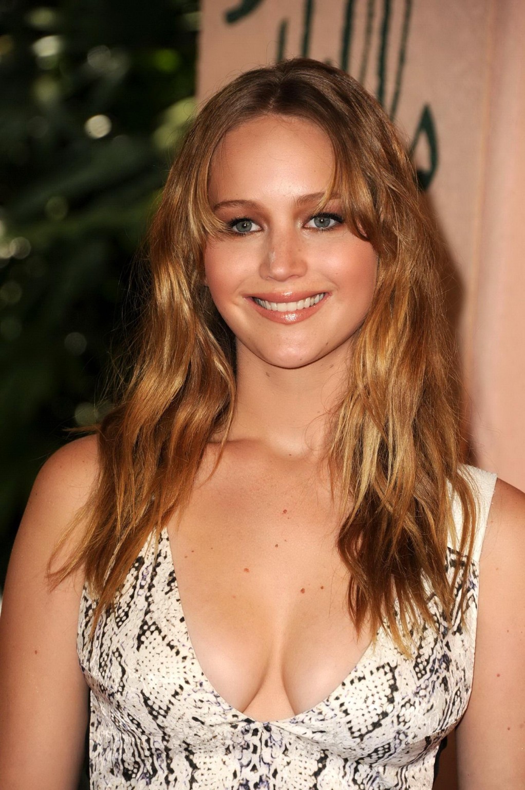 Jennifer Lawrence showing huge cleavage at HFPA Installation Luncheon in Beverly #75255113