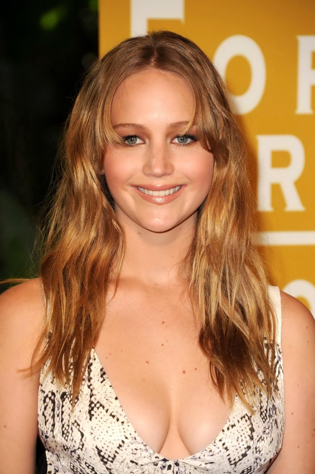 Jennifer Lawrence showing huge cleavage at HFPA Installation Luncheon in Beverly #75255143