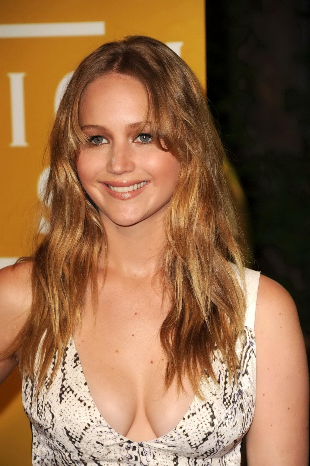 Jennifer Lawrence showing huge cleavage at HFPA Installation Luncheon in Beverly #75255181