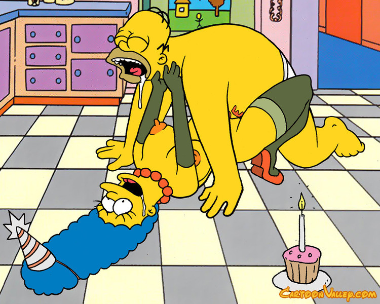 Its Marges birthday and Homer has a very special gift for her He makes his very  #69363404